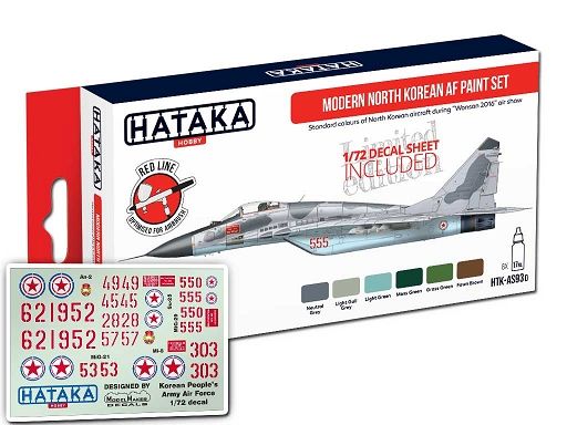 Modern North Korean AF paint set