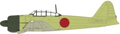 1:32 Mitsubishi A6M2 Zero national marking