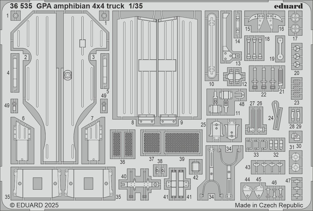 1:35 GPA amphibian 4x4 truck