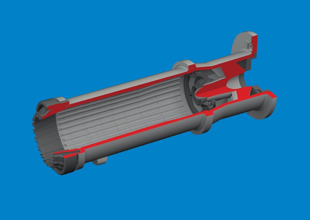 1:72 Mikoyan MiG-21bis exhaust nozzle
