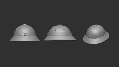 1:16 Vietcong (NVA) helmet