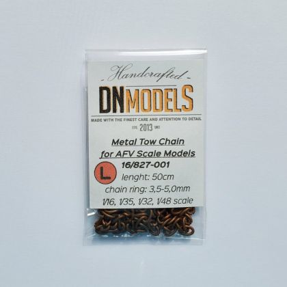 Big Metal Tow Chain for 1/35, 1/32, 1/24, 1/16 AFV scale models