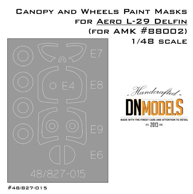 1:48 Canopy And Wheels Paint Masks For Aero L-29 Delfin
