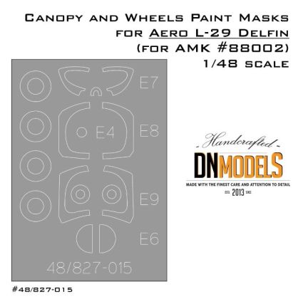 1:48 Canopy And Wheels Paint Masks For Aero L-29 Delfin