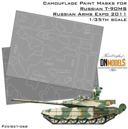 1:35 Russian T-90MS Camouflage Paint Masks RAE 2011