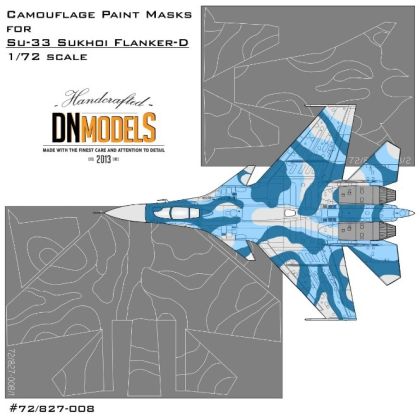 1:72 Camouflage Paint Masks For Su-33 Flanker-D