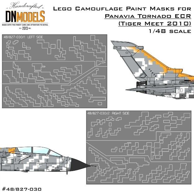 1:48 Paint Masks For Tiger Meet 2010 Panavia Tornado ECR Lego Bomber