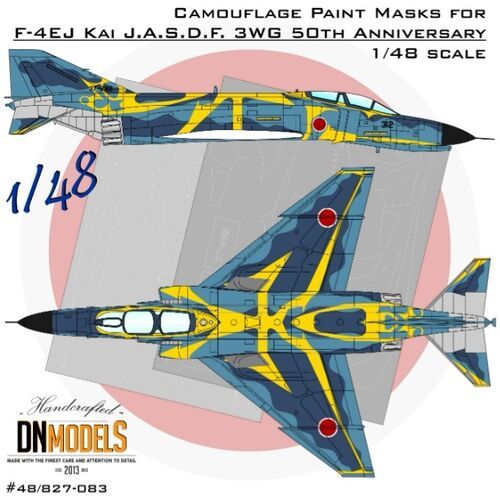 1:48 F-4EJ Kai J.A.S.D.F. 3WG 50th Anniversary Paint Mask Set