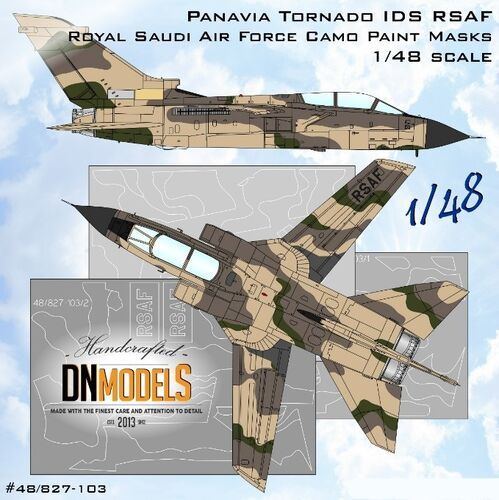 1:48 Royal Saudi Air Force Tornado Camouflage Paint Mask Set