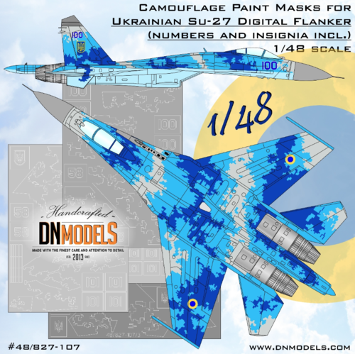 1:48 Su-27 Flanker Digital Camo