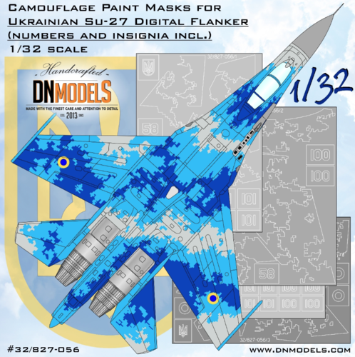 1:32 Su-27 Flanker Digital Camo