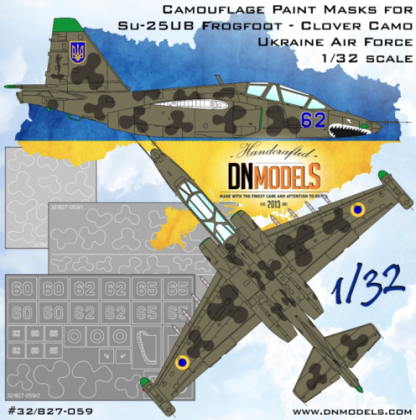 1:32 Su-25UB Frogfoot Ukrainian Clover Camouflage