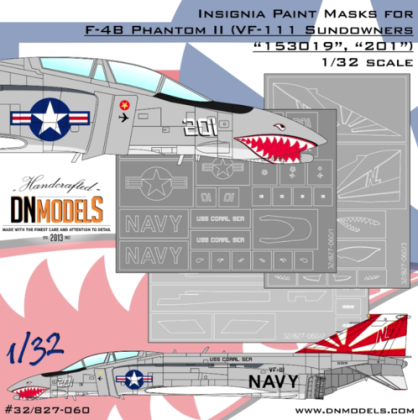 1:32 F-4B Phantom II VF-111 Sundowners 153019, 201