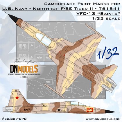 1:32 F-5E VFC-13 Saints Aggressor US NAVY Camouflage Paint Masks