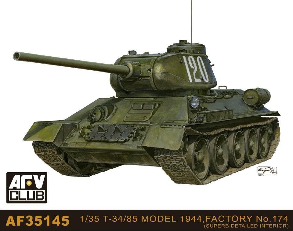 1:35 T-34/85 1944 Factory 174 Full Interior Kit