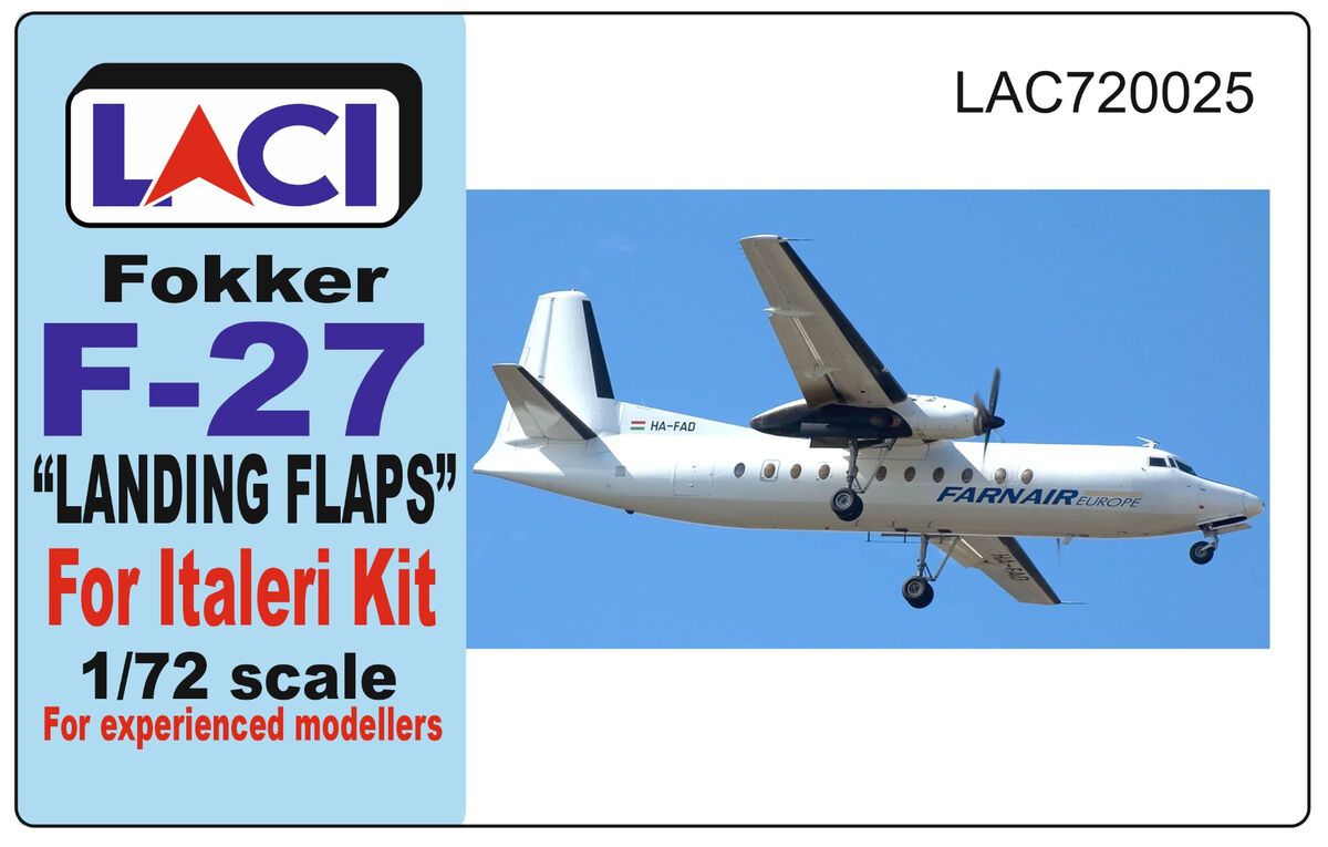 1:72 Fokker F 27 - Landing Flaps (for Italeri and Heller Kits)