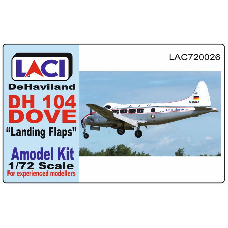 1:72 DH 104 Dove - Landing Flaps (for Amodel Kits)