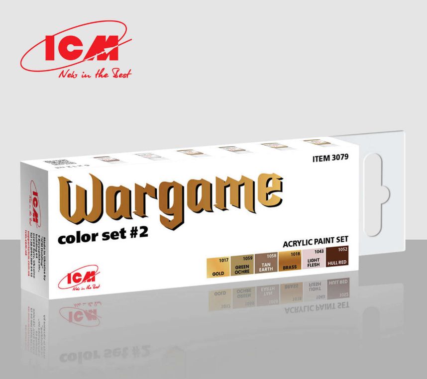 Acrylic Paints Set Wargame Color Set #2