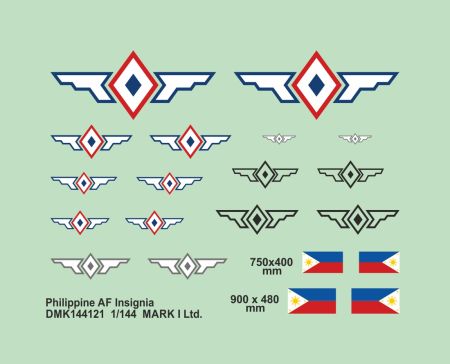 1:144 Philippine AF Insignia (incl. low-vis)