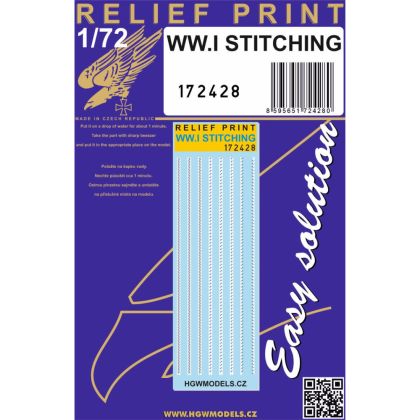 1:72 WWI Stitching - Relief Print