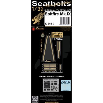 1:32 Spitfire Mk.IX - Seatbelts