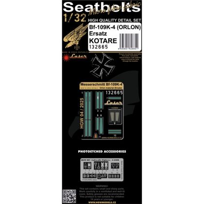 1:32 Bf109K-4 - Seatbelts