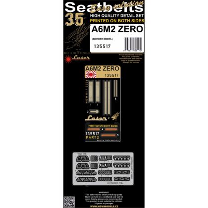 1:35 A6M2 ZERO - Seatbelts