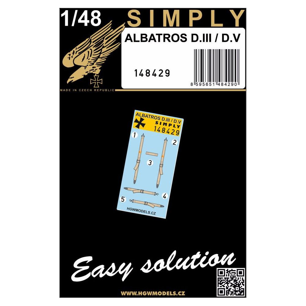 1:48 Albatros D.III / D.V - Seatbelts
