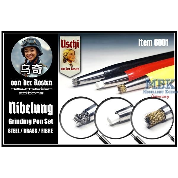 NIBELUNG Grinding Pen Set / Schleifstift Set