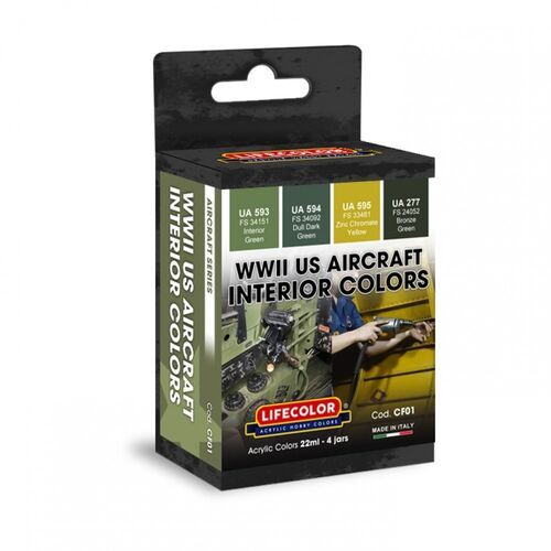 CF01 WWII US Aircraft Interior Colors - CAMOUFLAGE SET