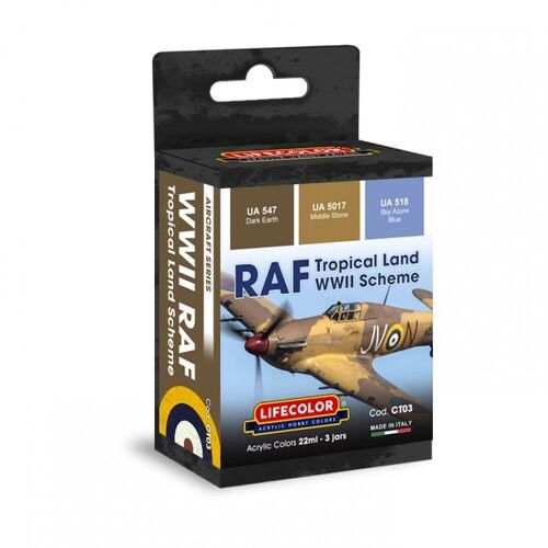 CT03 RAF Tropical Land WWII Scheme - CAMOUFLAGE SET