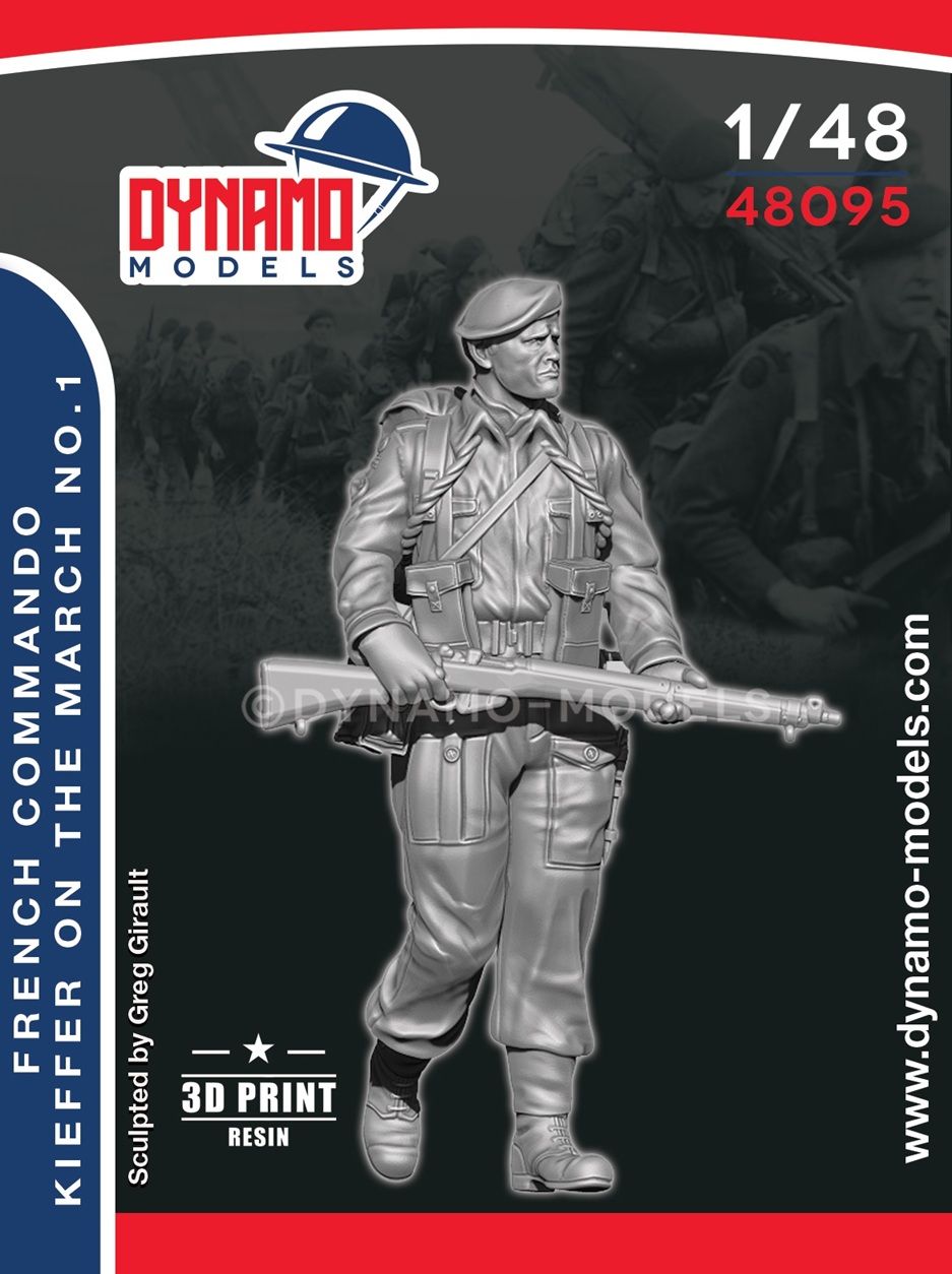 1:48 French Commando Kieffer Marching No.1