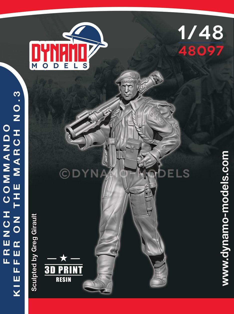 1:48 French Commando Kieffer Marching No.3