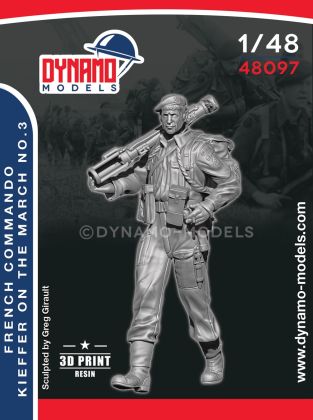 1:48 French Commando Kieffer Marching No.3