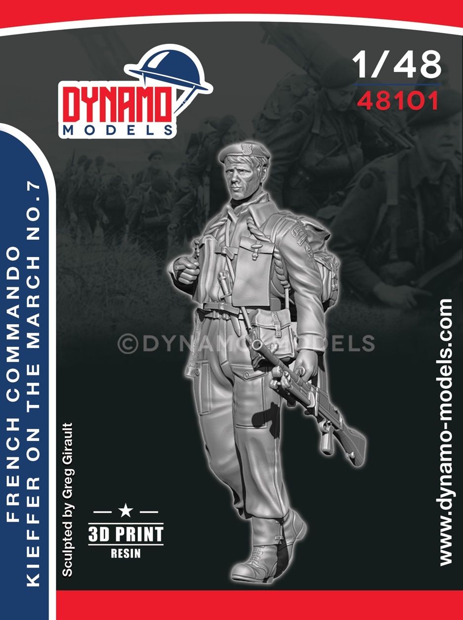 1:48 French Commando Kieffer Marching No.7