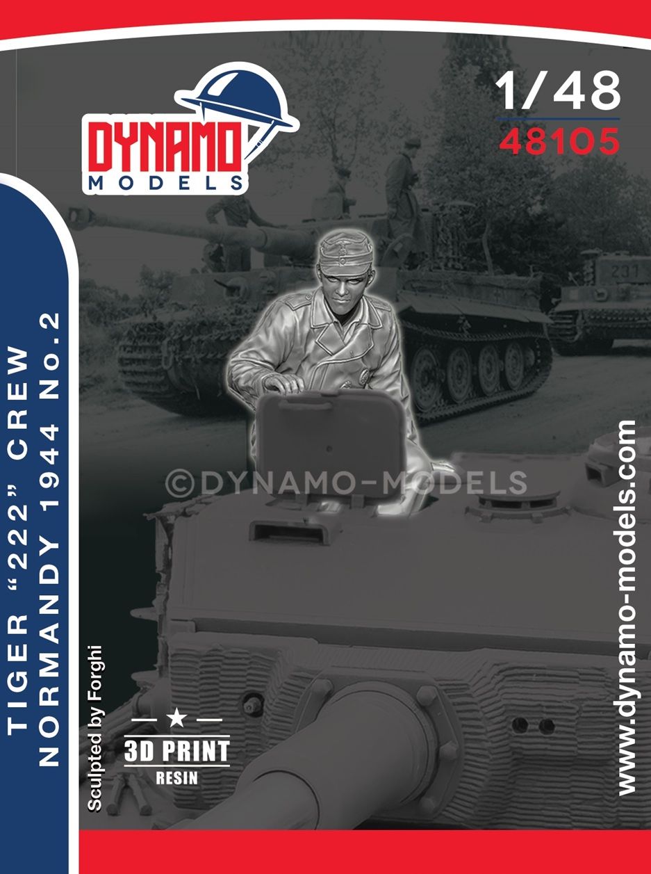 1:48 Tiger 222 Crew Normandy 1944 No.2 – WSS