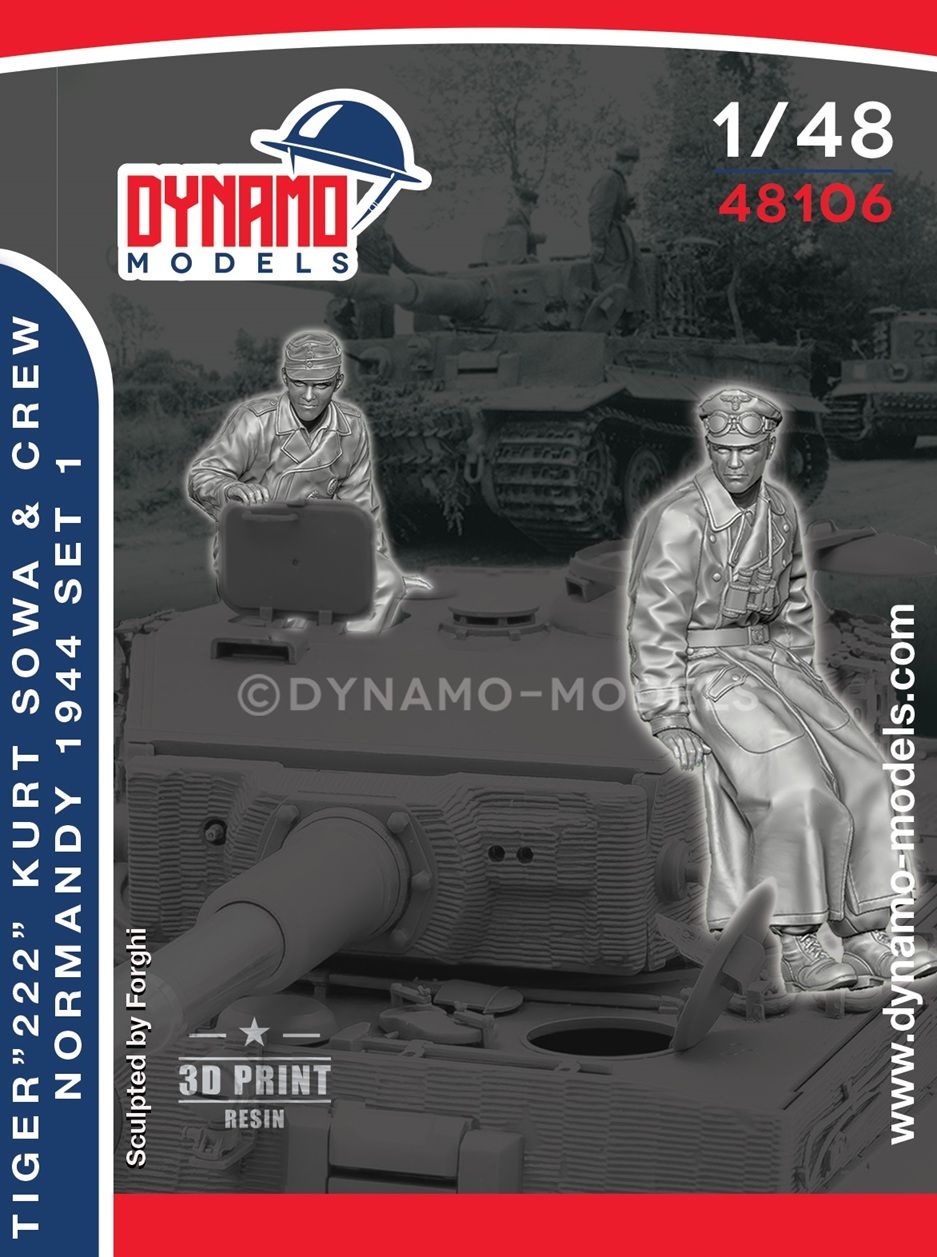 1:48 Tiger 222 Crew Normandy 1944 Set 1 – WSS