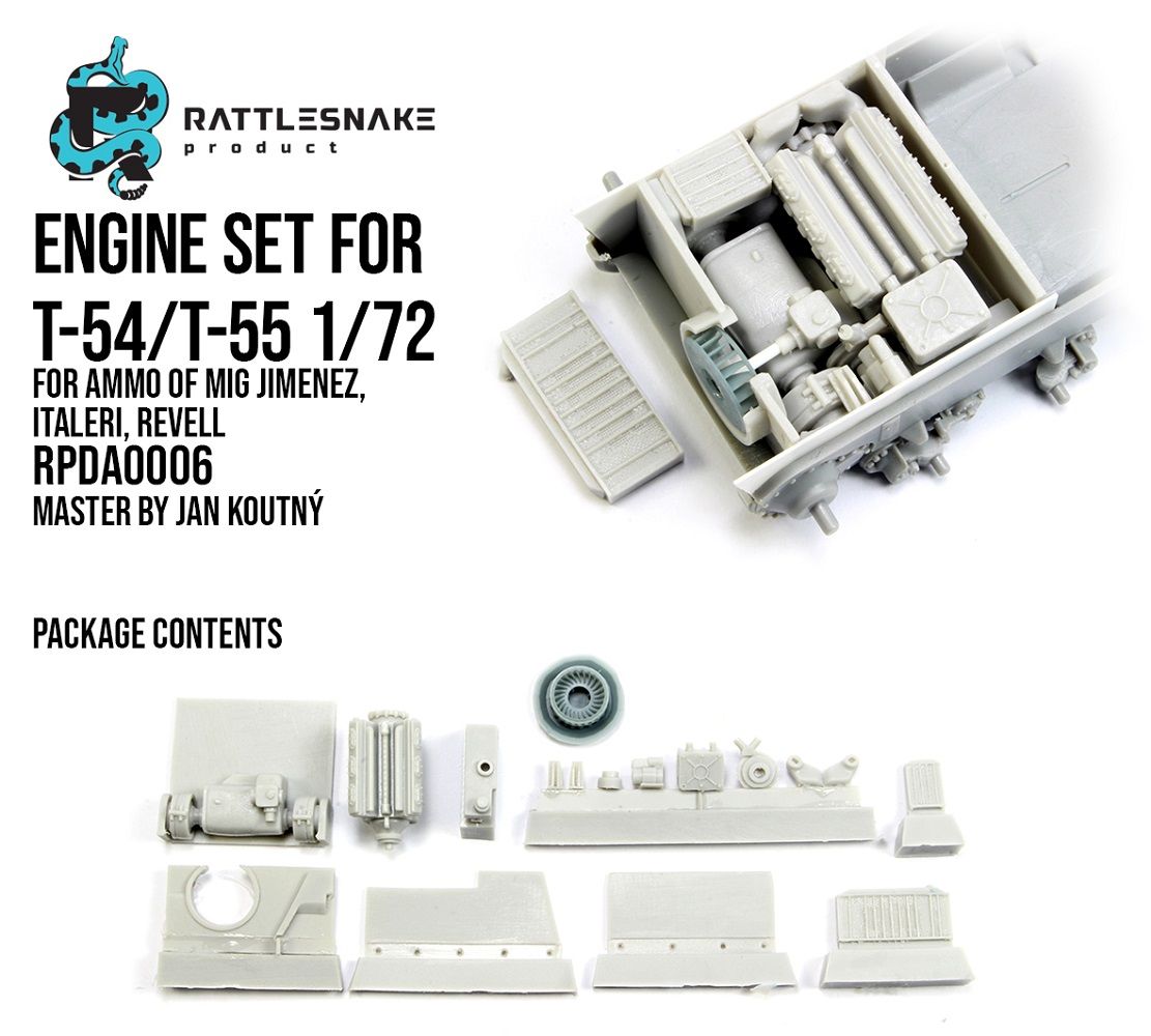 1:72 Engine set fot T-54/55