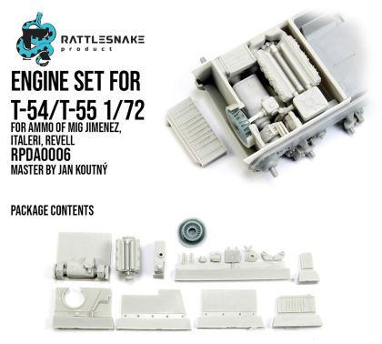 1:72 Engine set fot T-54/55
