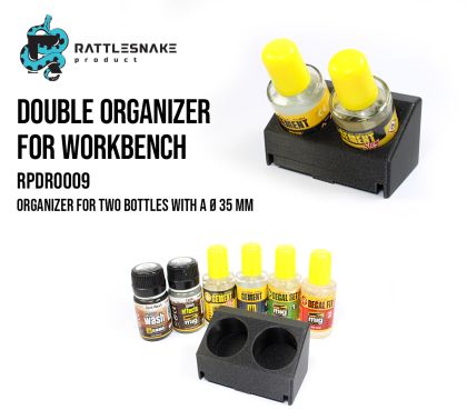 Double organizer for workbench