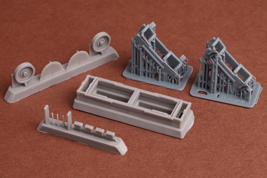 1:72 Supermarine S.4 beaching gear for SBS Model kit