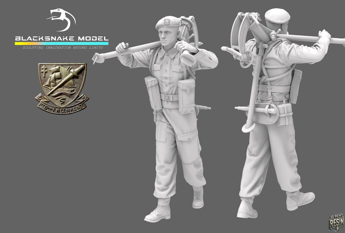 1:35 French WWII Commando Kieffer - Soldier 14