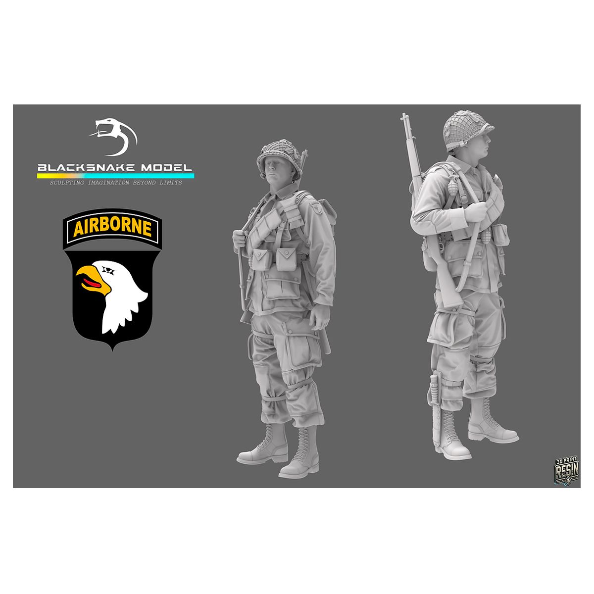 1:35 101st Airborne Soldier 04