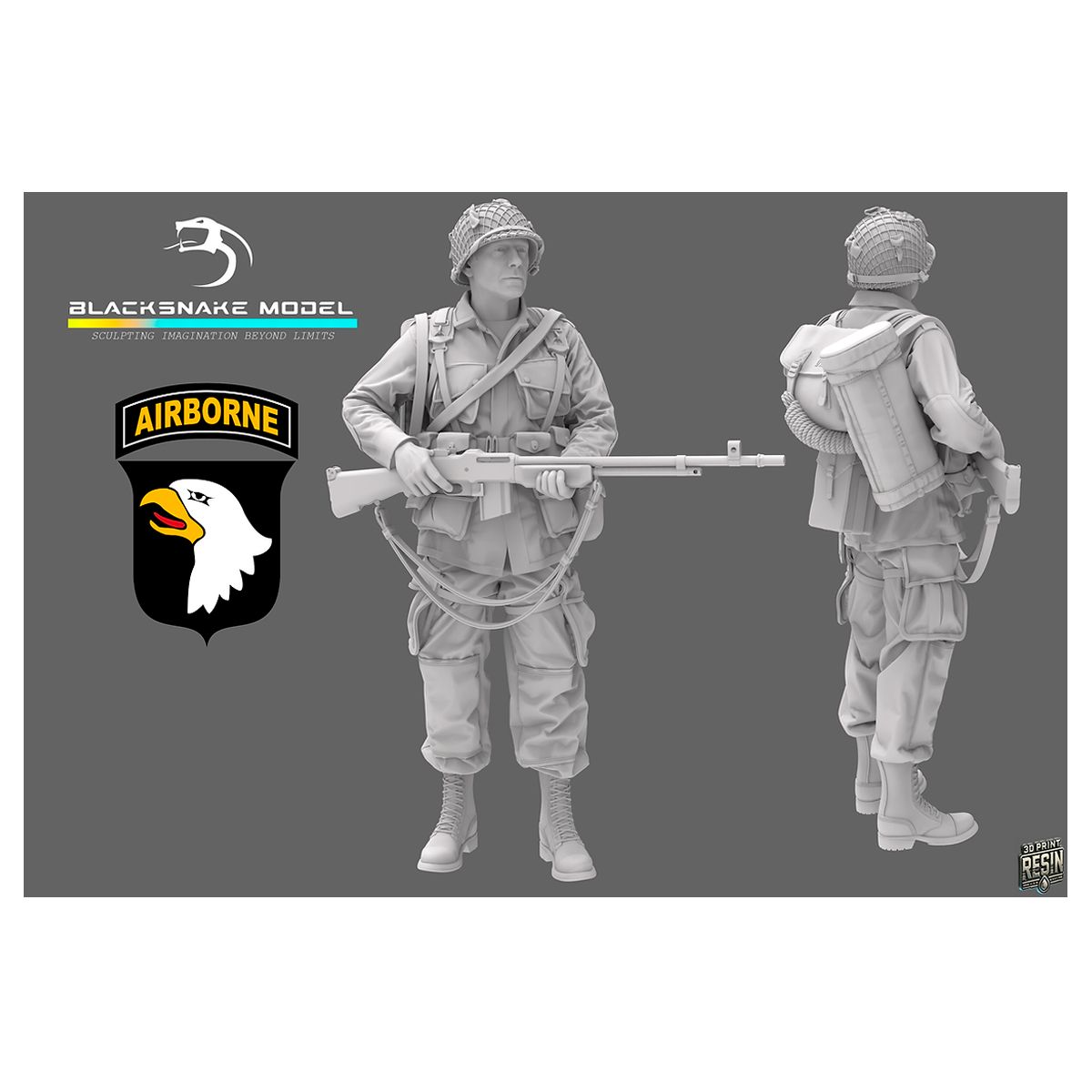 1:35 101st Airborne Soldier 05