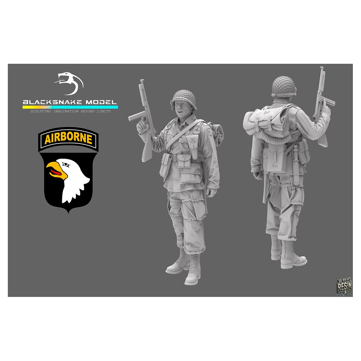 1:35 101st Airborne Soldier 08