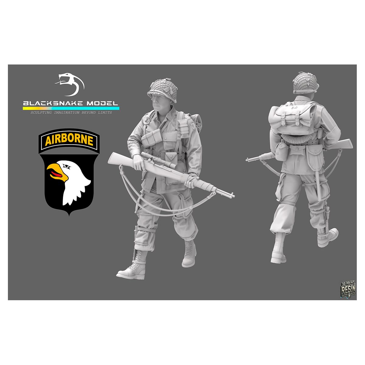 1:35 Sniper 101st Airborne Soldier 12