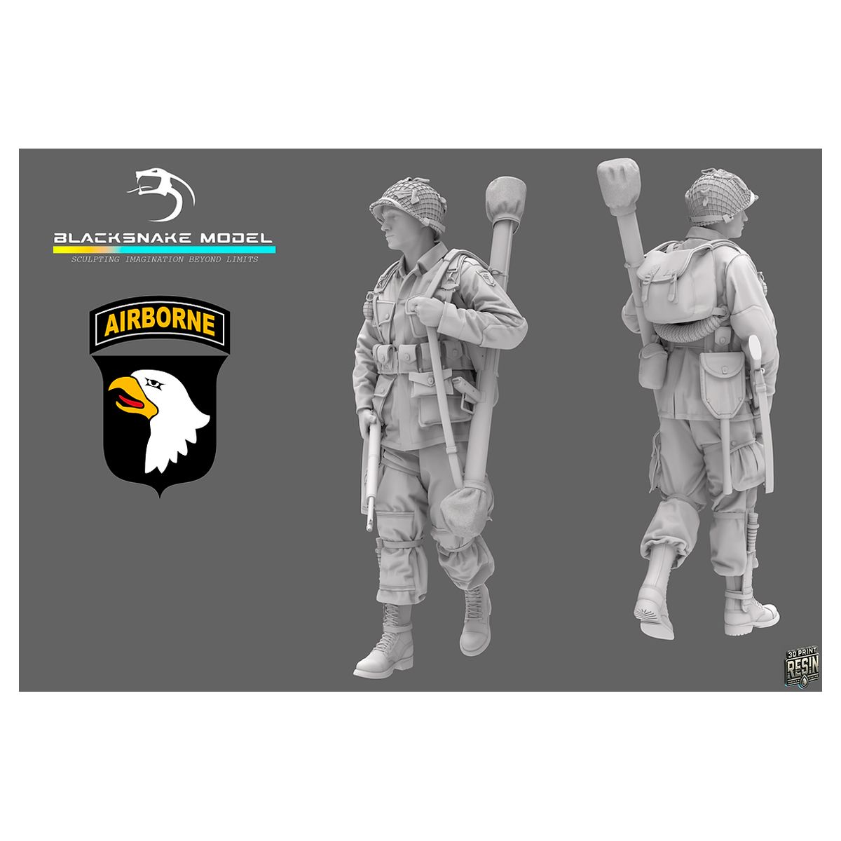 1:35 101st Airborne Soldier 14