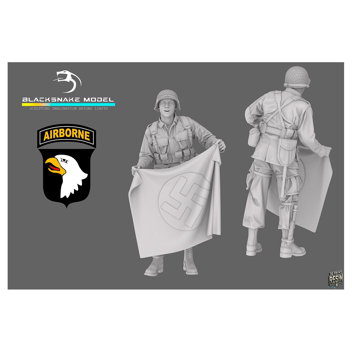 1:35 101st Airborne Soldier Pose Picture 2/3 (15)