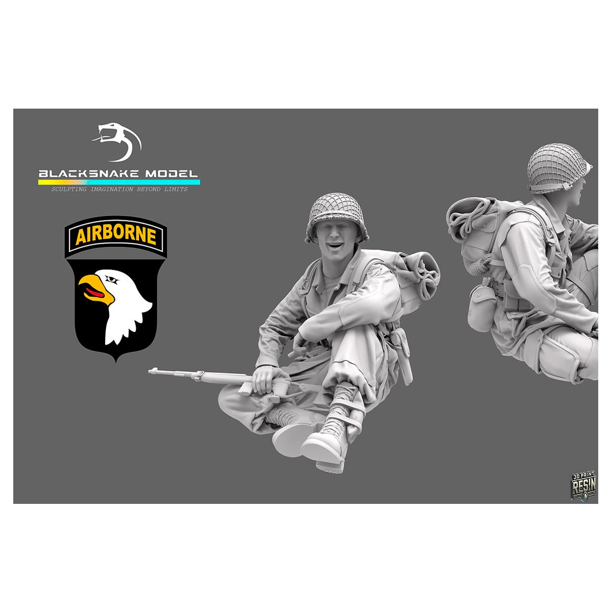 1:35 101st Airborne Soldier 18