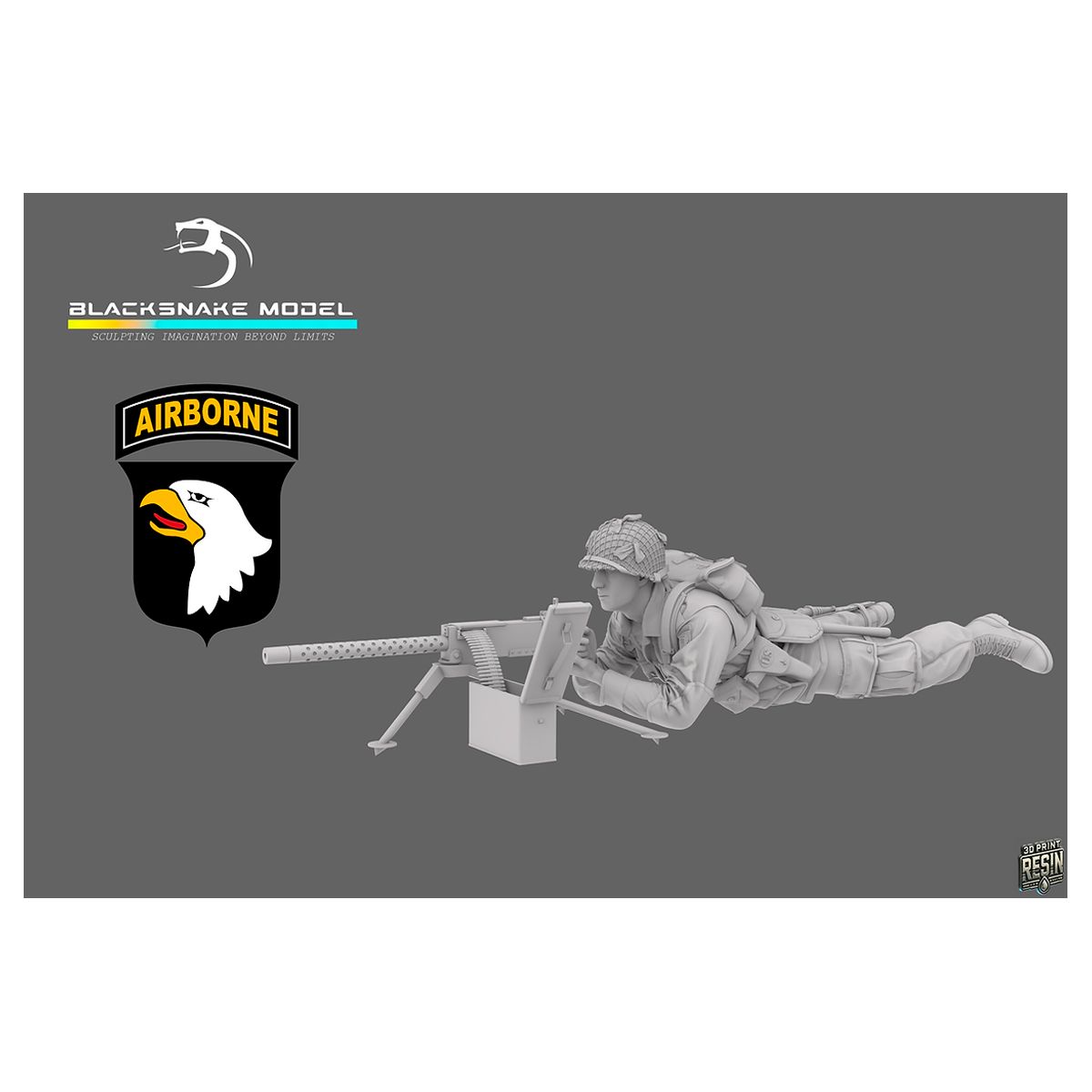 1:35 Gunner 101st Airborne Soldier 20